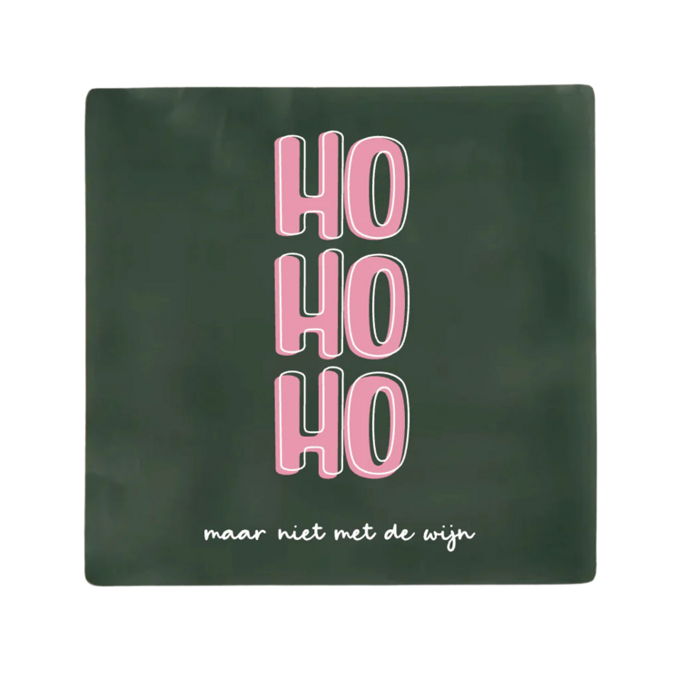 Label2X Label2X | Tegeltje Ho Ho Ho maar niet met de wijn