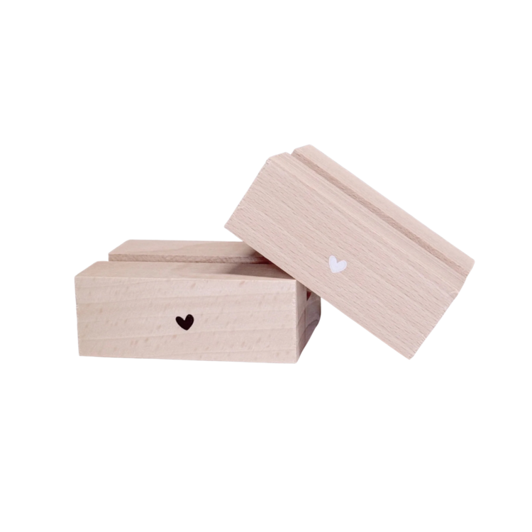 Label2X Label2X | Houder voor tegeltjes wit hartje