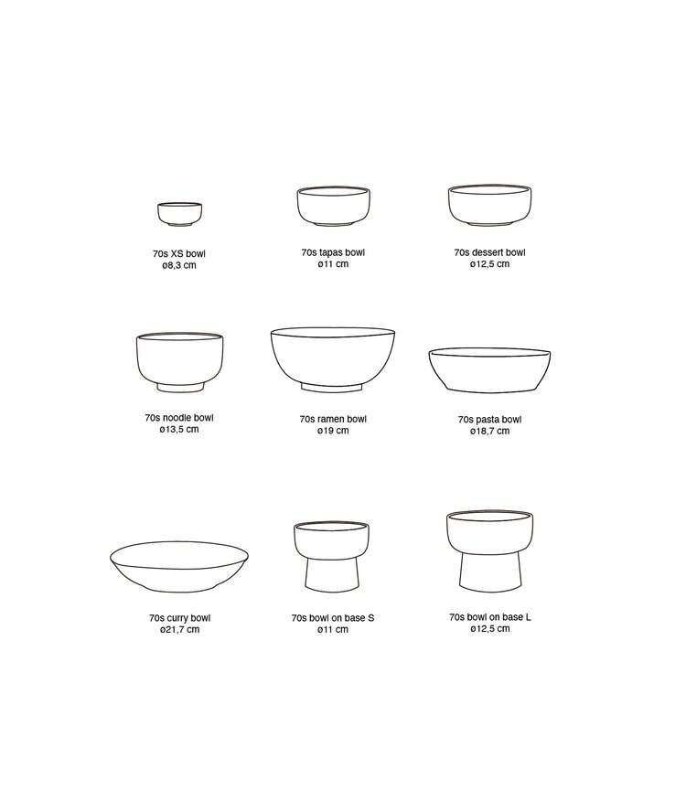 HK Living HK Living | 70's servies noodle bowl Skyline