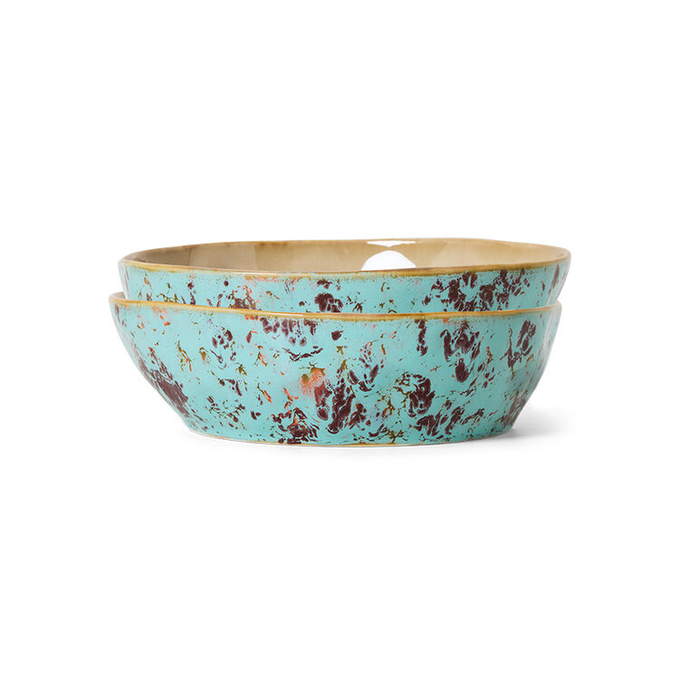 HK Living HK Living | 70's servies pasta bowl Patina
