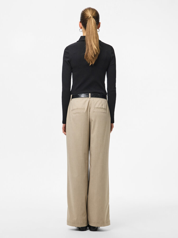 Pieces Pieces | Pantalon wide Rosa greige NOOS