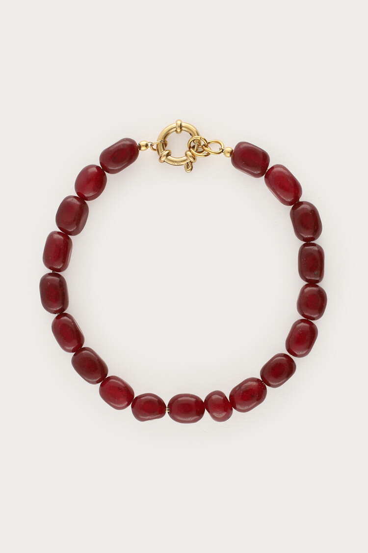 My Jewellery My Jewellery | Armband burgundy kralen