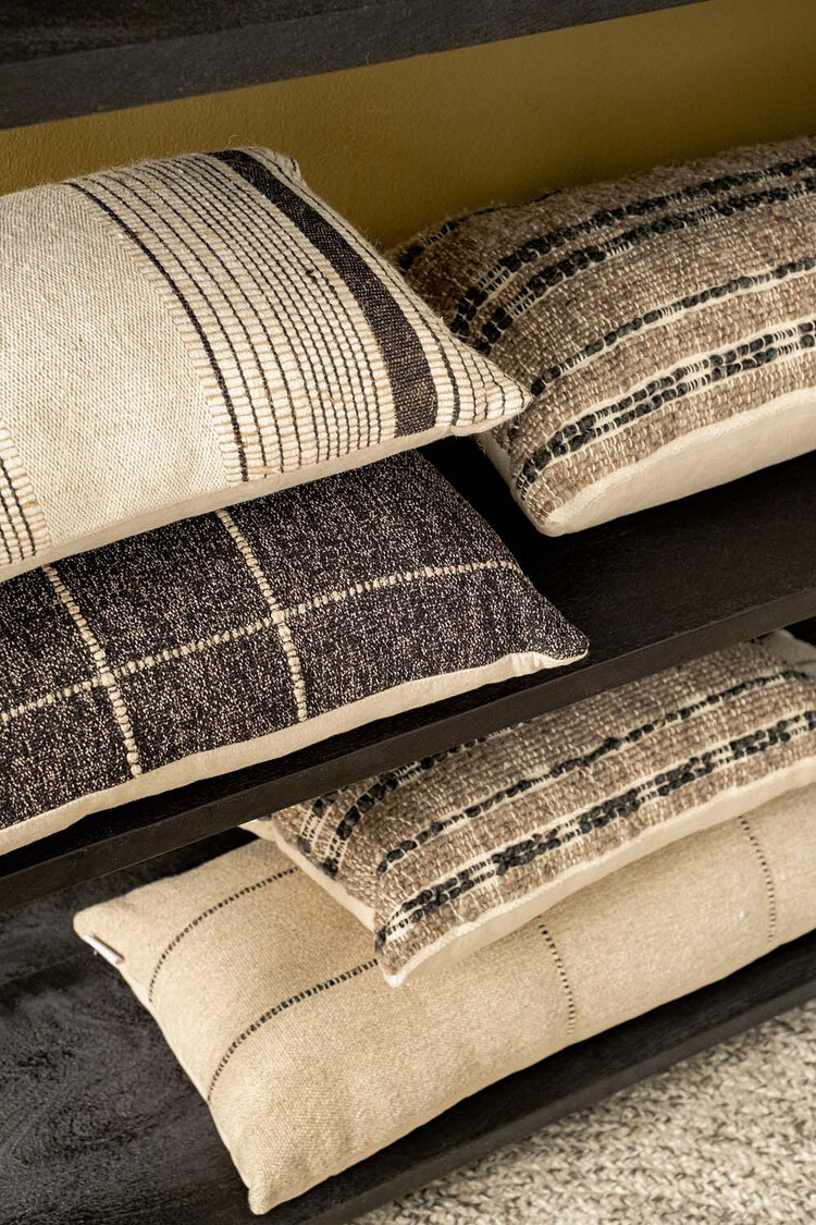 Home society Home Society | Kussen Stitch beige