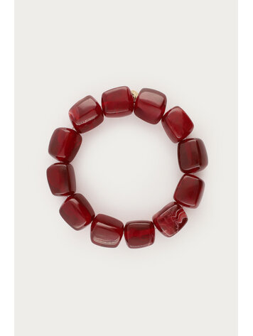 My Jewellery My Jewellery | Armband burgundy kralen