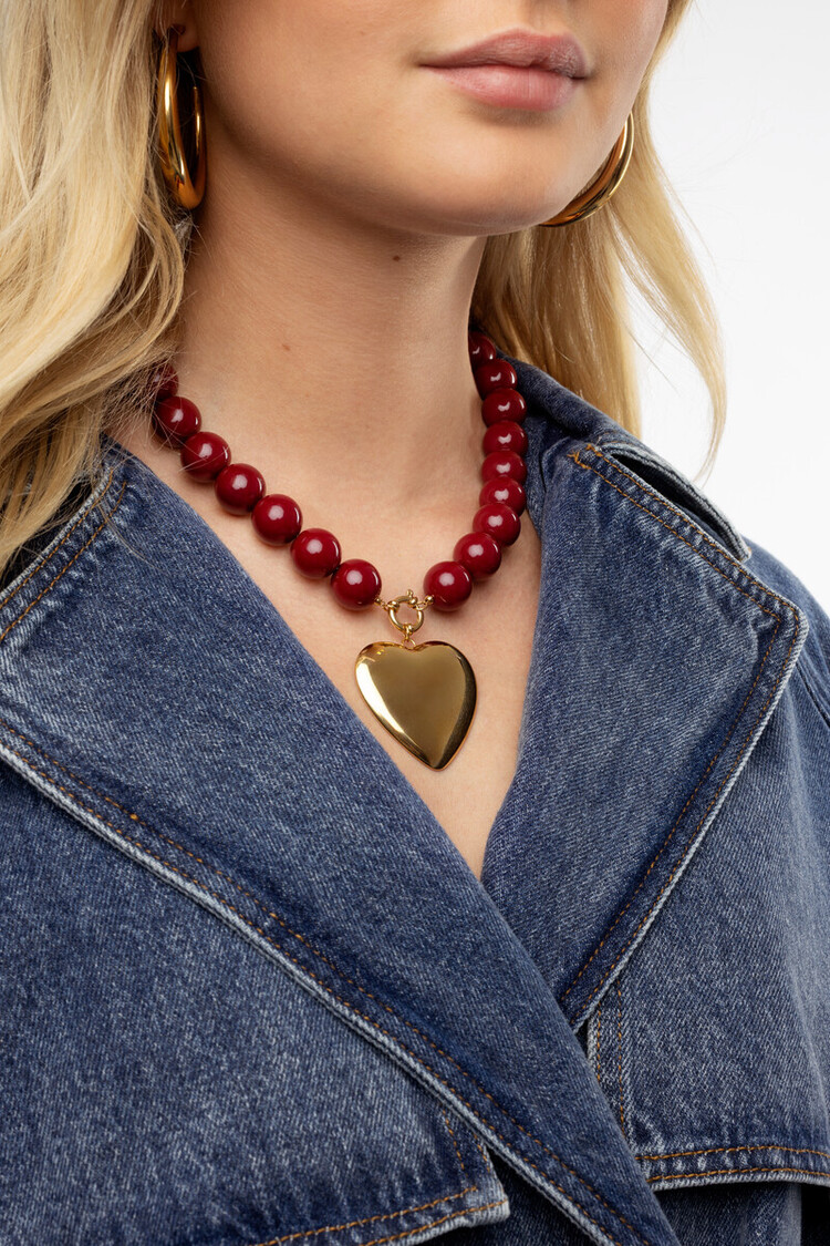 My Jewellery My Jewellery | Ketting statement burgundy
