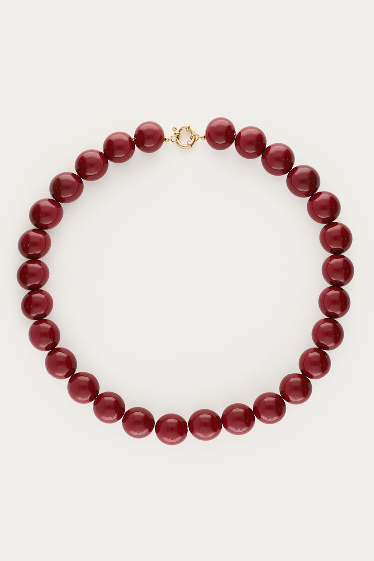 My Jewellery My Jewellery | Ketting statement burgundy