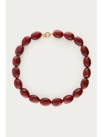 My Jewellery My Jewellery | Ketting statement burgundy