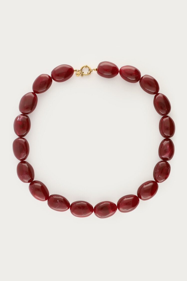 My Jewellery My Jewellery | Ketting statement burgundy