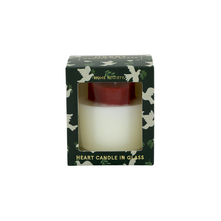 Home society Home Society | Kaarsje met hartje rood