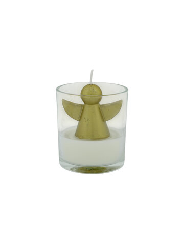 Home society Home Society | Kaarsje met engel goud