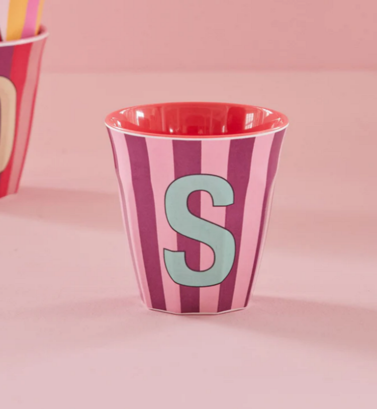 Rice Rice | Mok melamine meerkleurig S stripes