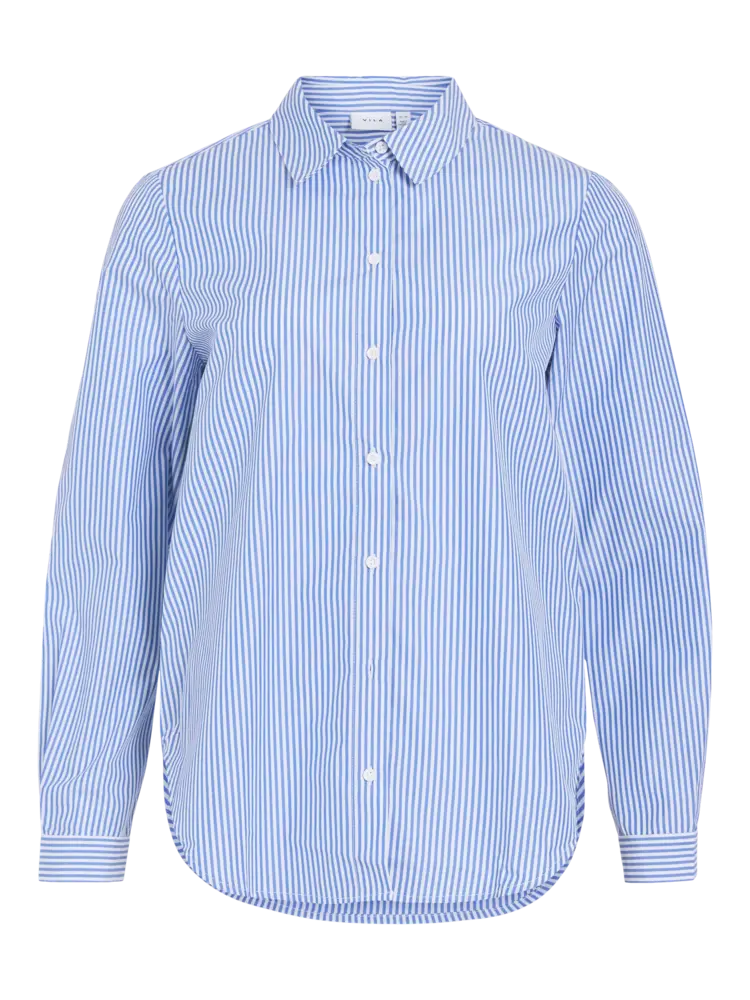 Vila Vila | Blouse Doja met zijstreep