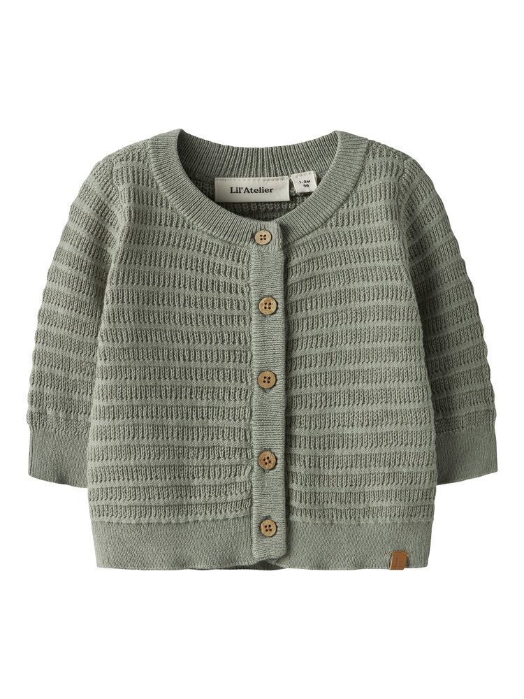 Lil Atelier Lil Atelier | Vestje Thunder seagrass
