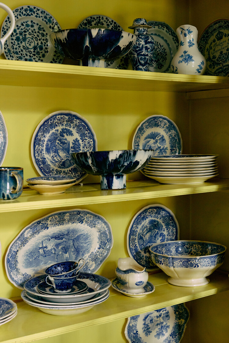 HK Living HK Living | Bowl on base indigo