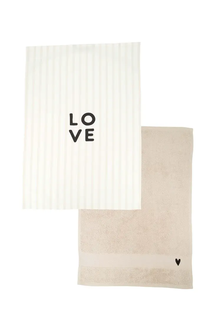 Zusss Zusss | Keukenset streep love hartje