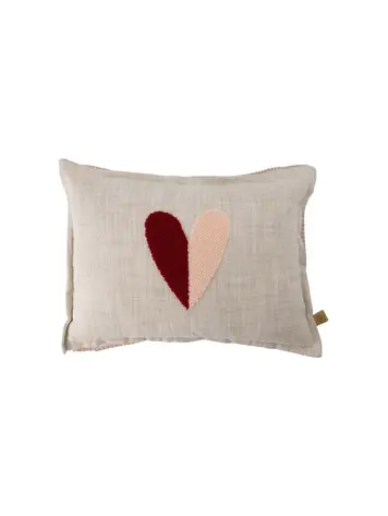 Zusss Zusss | Kussen hartje 35x25cm