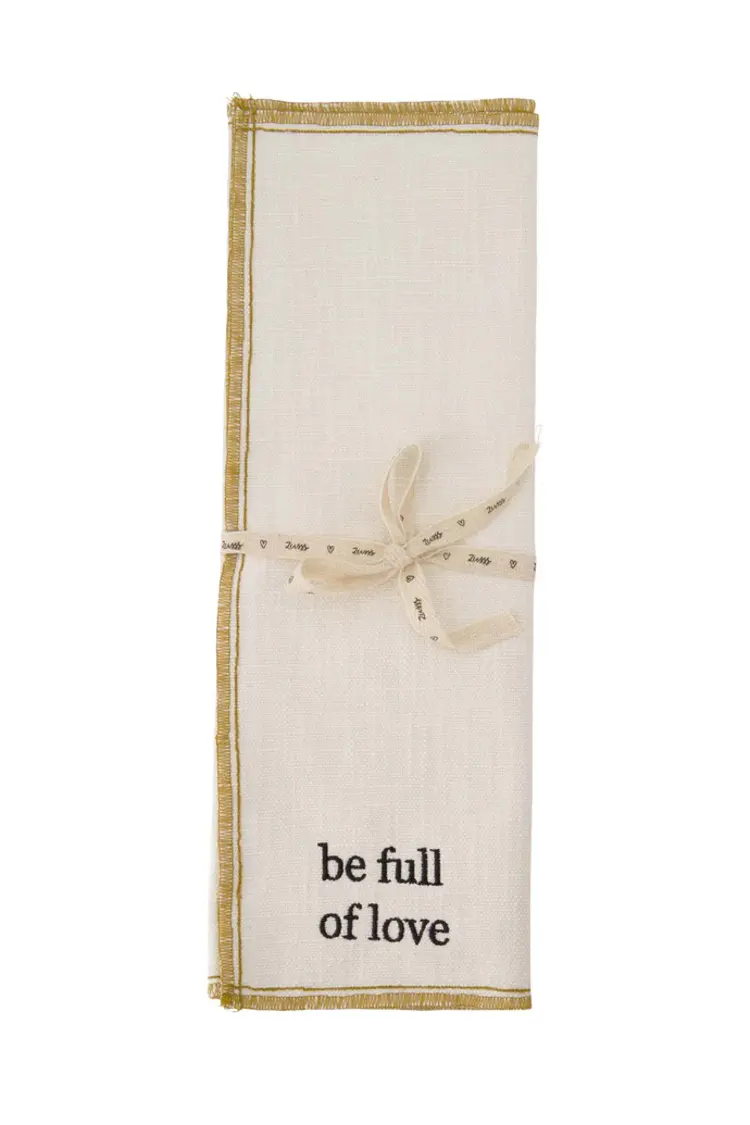 Zusss Zusss | Set van 2 placemats be full of love