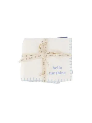 Zusss Zusss | Vaatdoekjes hello sunshine happy place set2
