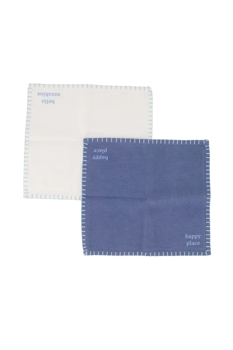 Zusss Zusss | Vaatdoekjes hello sunshine happy place set2