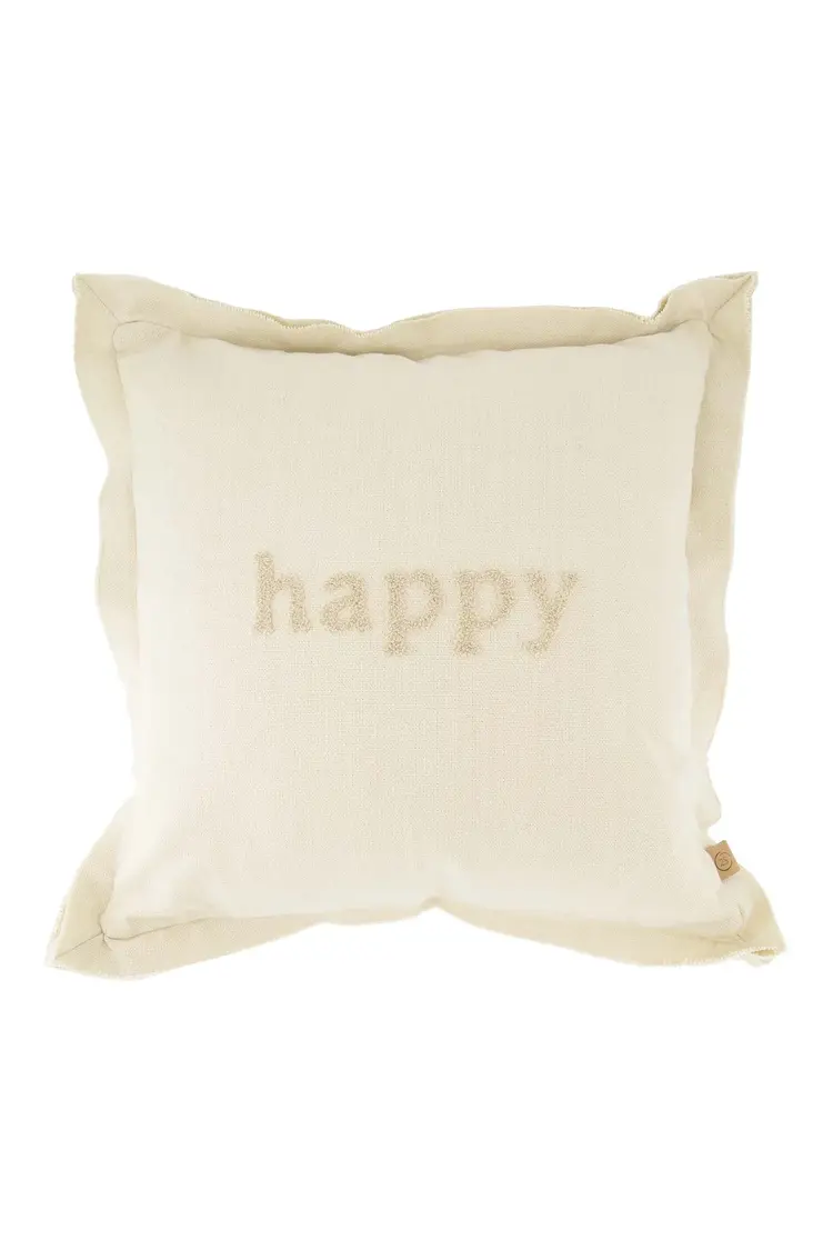 Zusss Zusss | Kussen happy 45x45cm