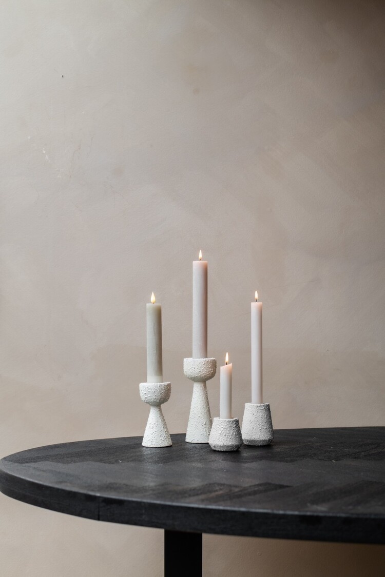 Home society Home Society | Kandelaar Luc beige 8cm