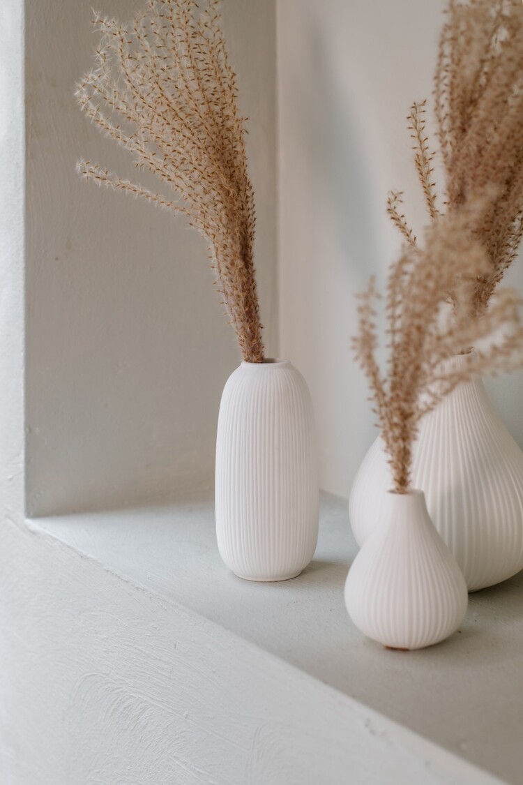 Home society Home Society | Vaasje Juno wit 15cm