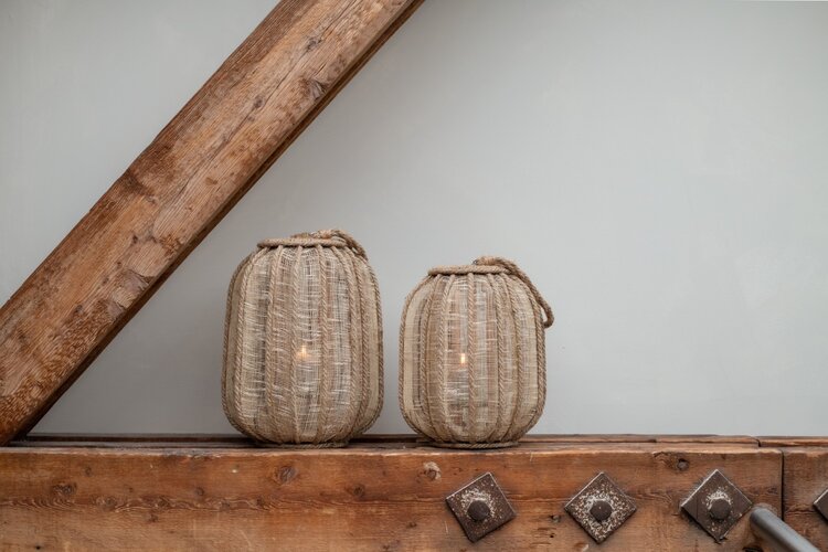 Home society Home Society | Lantaarn Nuvo bruin 29,5cm