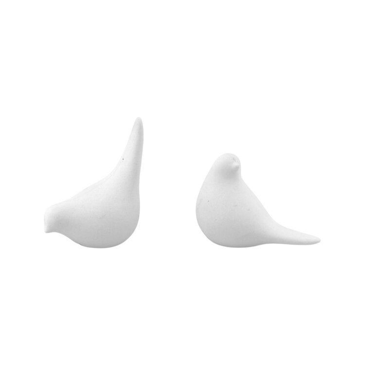 Home society Home Society | Vogeltje porselein wit 9,5cm (pst)