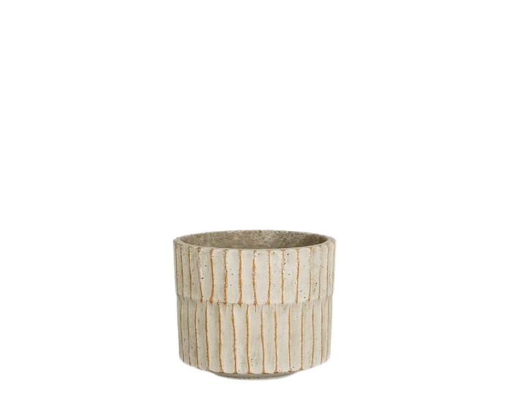 Selected by Selected by | Pot Apiro off white 12,5 cm