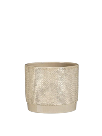 Selected by Selected by | Pot Maxim rond beige jute 23,5cm