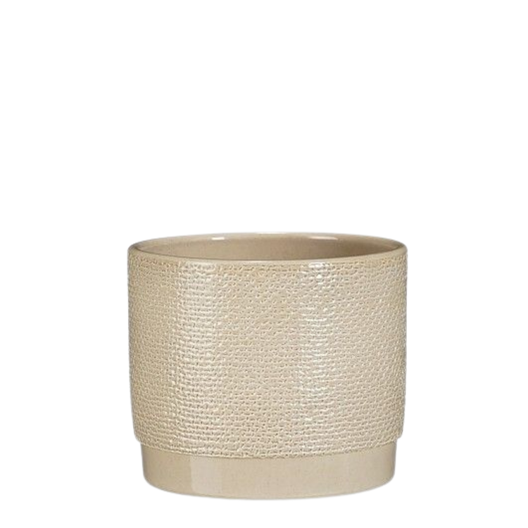 Selected by Selected by | Pot Maxim rond beige jute 23,5cm