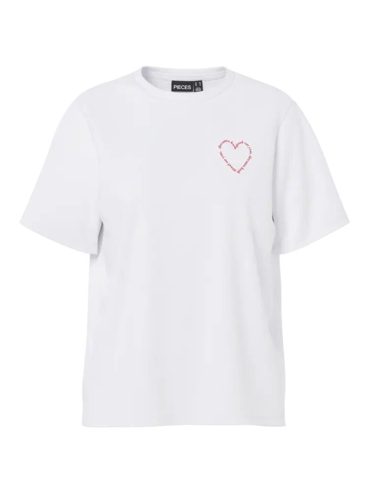 Pieces Pieces | T'shirt Bets bright white