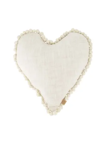 Zusss Zusss | Kussen hartvorm 36x40cm