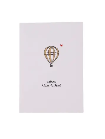 Zusss Zusss | Wenskaart welkom kleine leukerd