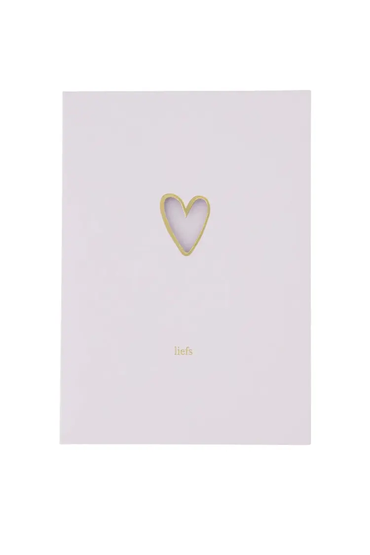 Zusss Zusss | Wenskaart hart liefs
