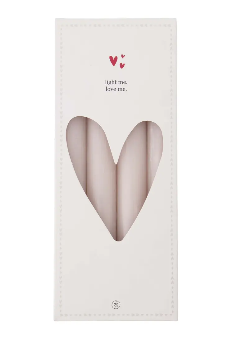 Zusss Zusss | Set van 4 rustieke kaarsen 20cm zand