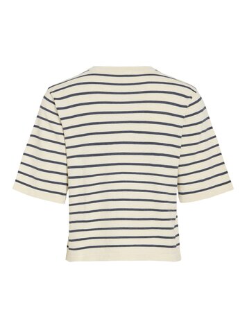 Vila Vila | Top Malu sandshell/navy NOOS