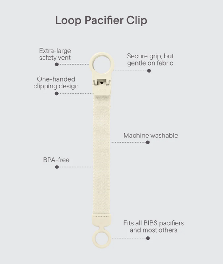 Bibs Bibs | Speenkoord Loop ivory