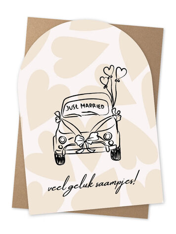 Jots Jots | Wenskaart veel geluk saampjes