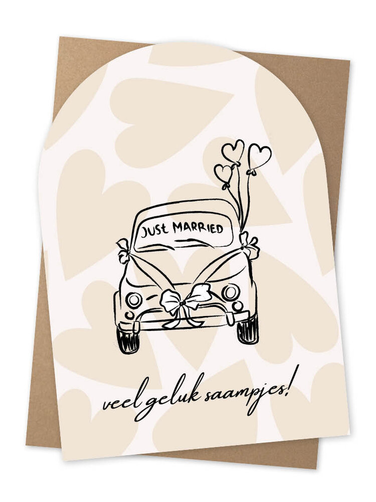 Jots Jots | Wenskaart veel geluk saampjes