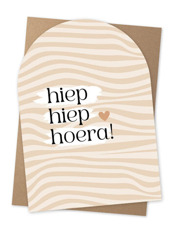 Jots Jots | Wenskaart hiep hiep hoera