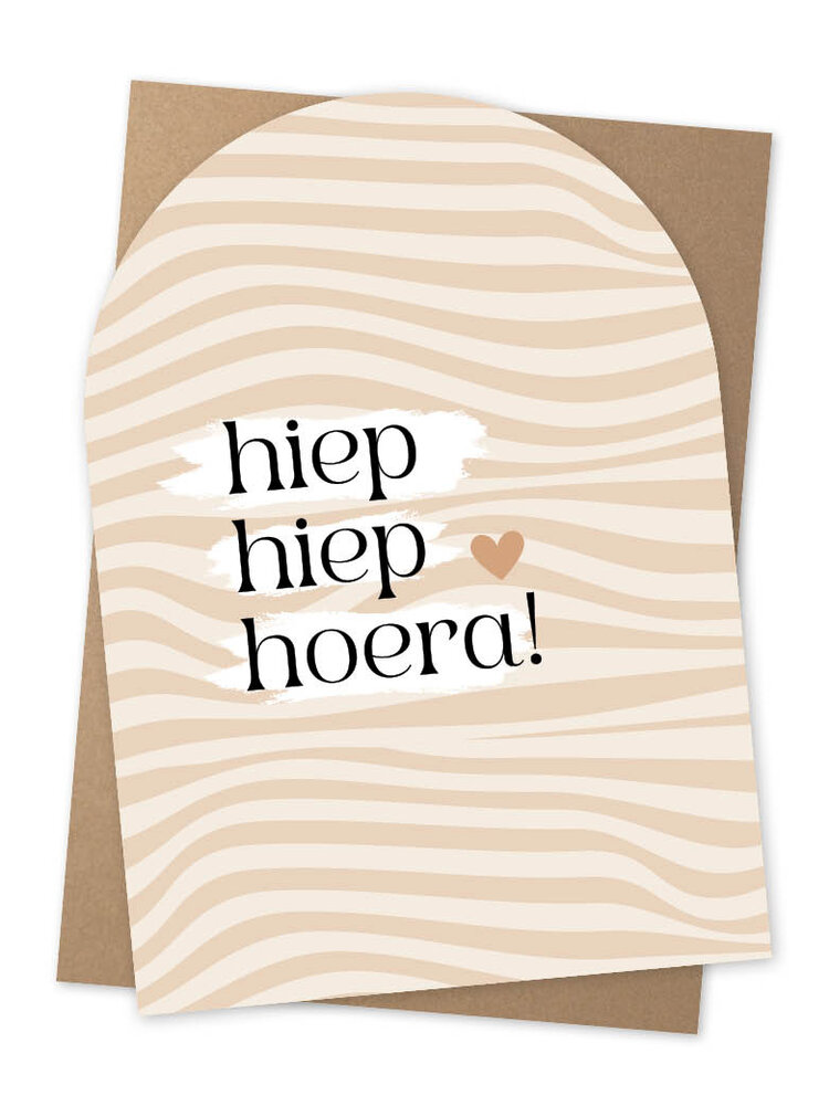 Jots Jots | Wenskaart hiep hiep hoera