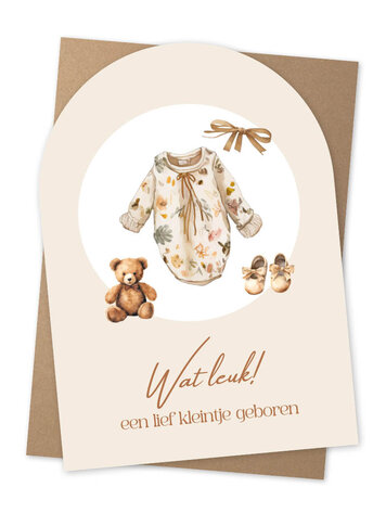 Jots Jots | Wenskaart meisje geboren