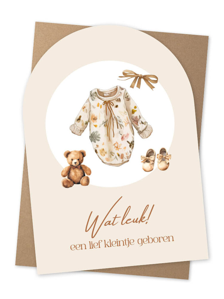 Jots Jots | Wenskaart meisje geboren