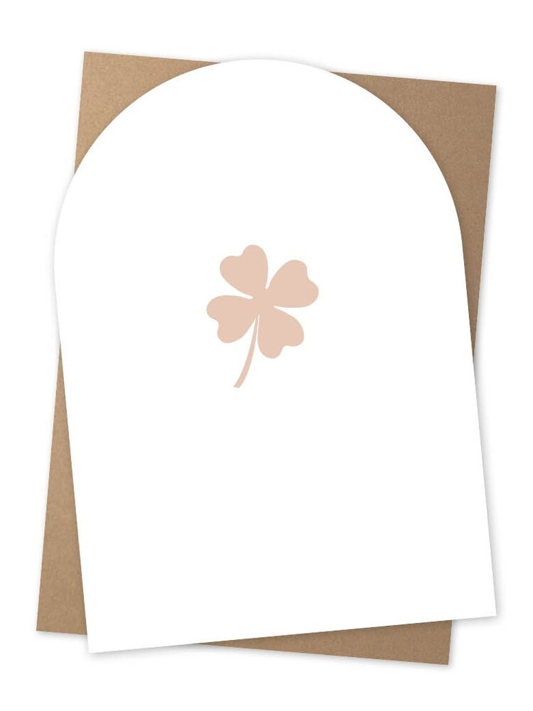 Jots Jots | Wenskaart klavertje