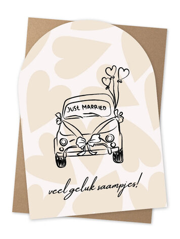 Jots Jots | Wenskaart just married