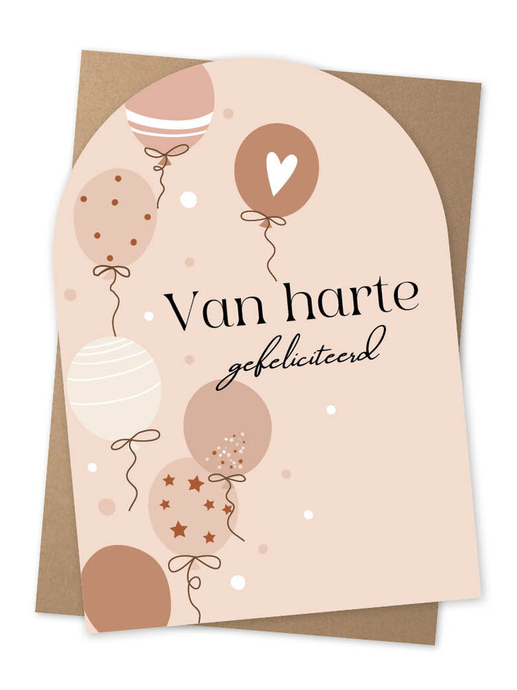 Jots Jots | Wenskaart van harte gefeliciteerd