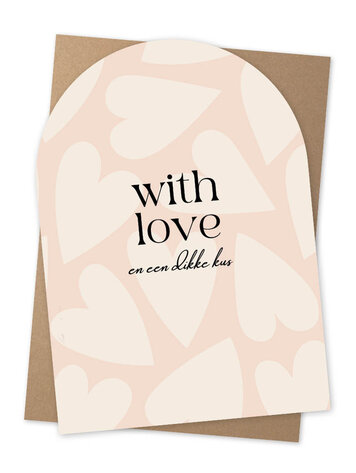 Jots Jots | Wenskaart with love