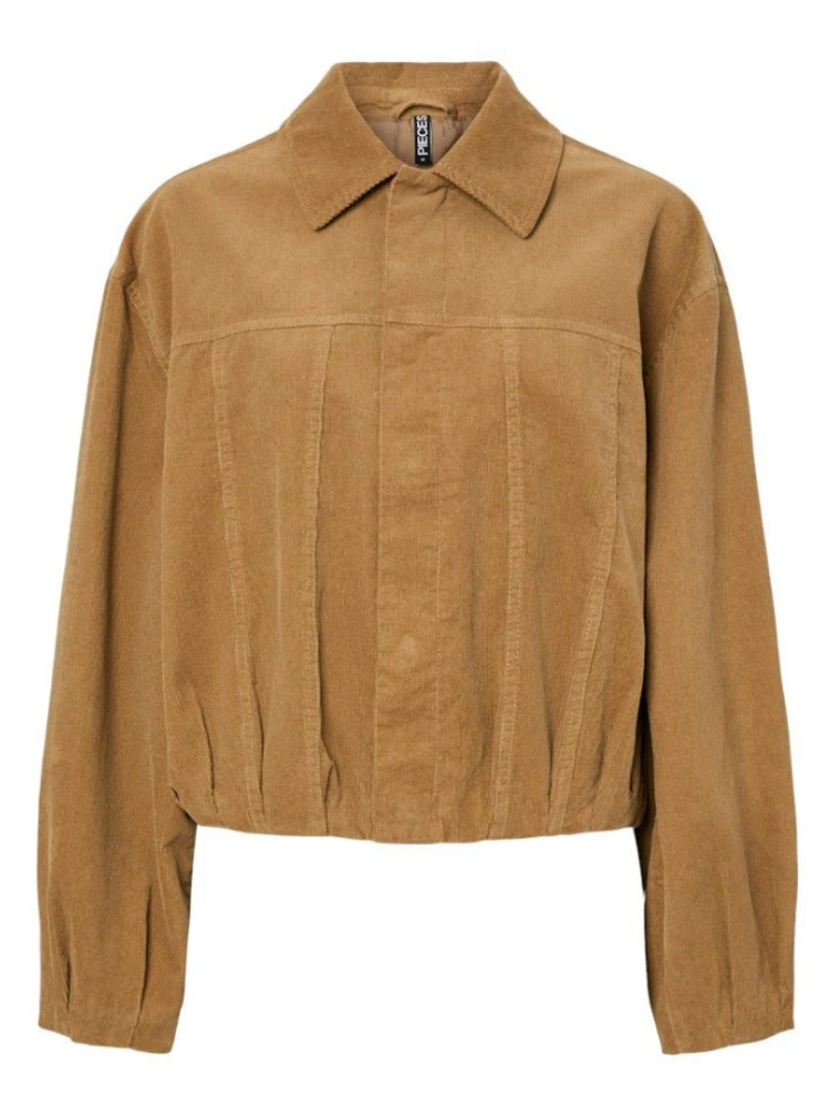 Pieces Pieces | Bomberjas Babett corderoy denim travertine