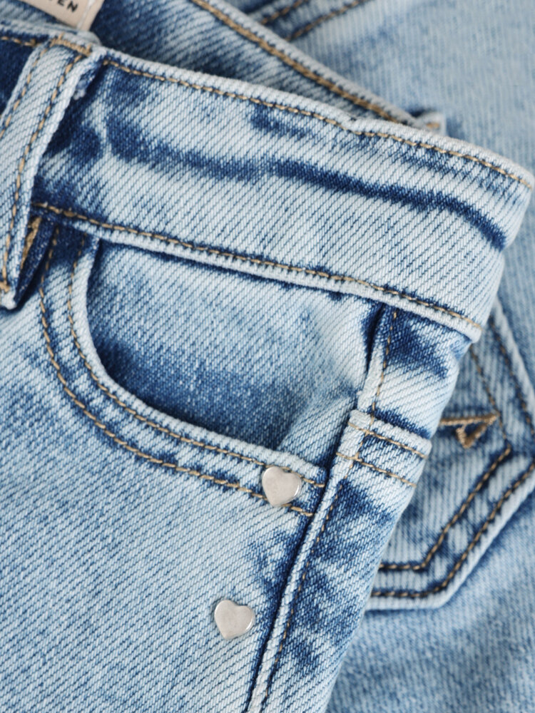 Daily7 Daily7 | Jeans wide fit studs denim